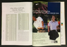 Load image into Gallery viewer, 2000 Bell Canadian Open Golf PGA Tour Program Tiger Woods Wins Vintage
