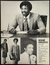 Load image into Gallery viewer, Vintage Autographed MLB Baseball Montreal Expos Andre Dawson Day Program JSA
