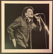 1987 Bono Unique Vintage U2 Photo Lead Singer In Concert By Steve Campbell