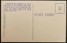 Load image into Gallery viewer, 1940s Vintage Postcard Indy 500 Indianapolis Motor Speedway Indy Car Racing
