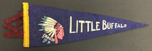 Load image into Gallery viewer, Vtg Little Buffalo Canada Felt Mini Pennant Lot Northern Alberta Travel Tourism
