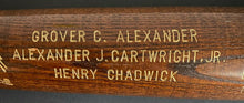 Load image into Gallery viewer, 1938 Hall of Fame Induction Bat Grover Alexander Ltd Ed 178/500 MLB Baseball HOF
