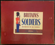 1962 Britains Toy Soldiers Highland Pipers Black Watch Band W Britain # 9435