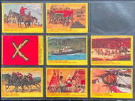 1973 O-Pee-Chee Royal Canadian Mounted Police RCMP Centennial 8 Different Cards