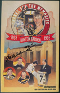 1994-95 Boston Bruins NHL Hockey Milt Schmidt Signed Media Guide Autographed Orr