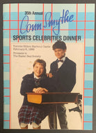 1986 Conn Smythe Multi Autographed Sports Celebrity Dinner Program Signed x11