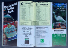 Load image into Gallery viewer, 1984 Olympic Saddledome Division Finals NHL Program Flames Oilers Wayne Gretzky
