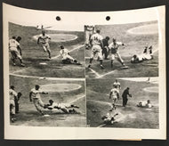 1953 World Series Baseball Press Composite Photo New York Yankees Yogi Berra