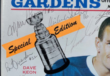 Load image into Gallery viewer, 1967 Stanley Cup Finals Game 6 Autographed Signed Program Toronto Maple Leafs
