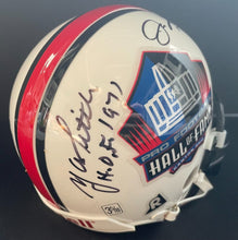 Load image into Gallery viewer, Joe Montana Lee Roy Selmon Y.A. Tittle Autographed Signed Mini Helmet NFL JSA
