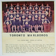 1974-1975 Vintage Memorial Cup Champions Toronto Marlboros Team Photo Hockey OHA