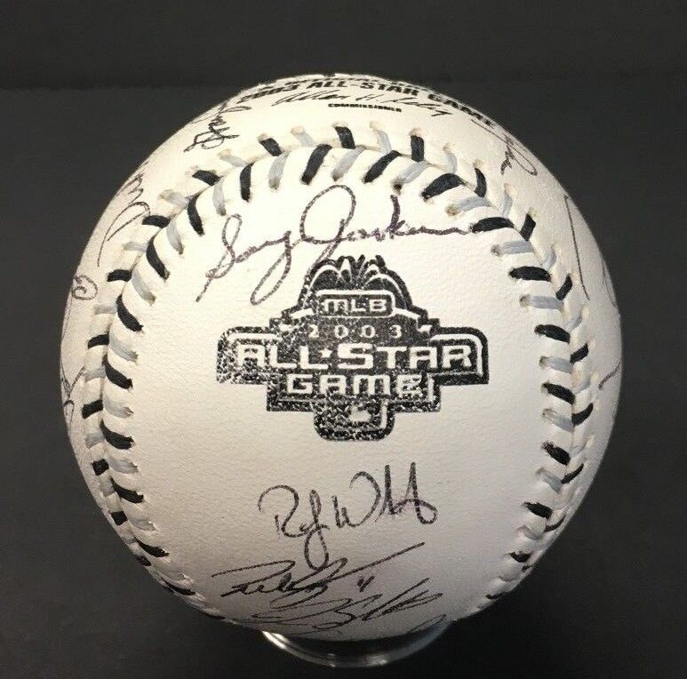 2003 All-Star Game Baseball National League Team Signed MLB Authenticated