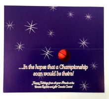 Load image into Gallery viewer, 1997 Toronto Raptors NBA Basketball Christmas Card Happy Holidays New Unused
