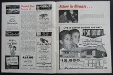 Load image into Gallery viewer, 1961 NHL Hockey Program Detroit Red Wings v Montreal Canadiens Toe Blake Olympia
