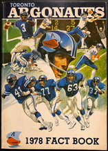 Load image into Gallery viewer, 1978 CFL Football Toronto Argonauts Media Guide + Fact Book Vintage Canadian
