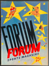 Load image into Gallery viewer, 1953 Montreal forum NHL Hockey Program Canadiens vs Boston Bruins Vintage
