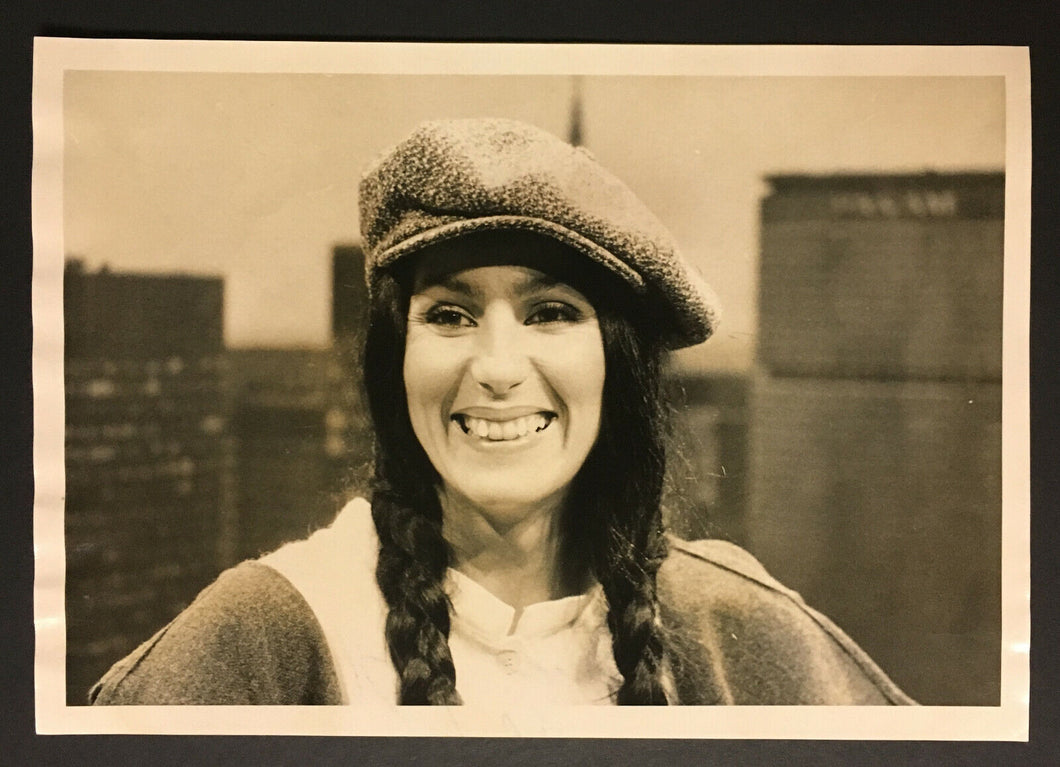 1971 Cher Ultimate Diva Portrait Photo Vintage Iconic Singer Music 7 x 10 Type 1