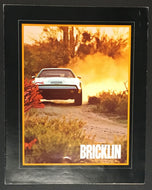 1974 Bricklin Car Brochure + Foldout Poster Vintage Classic Car Advertising