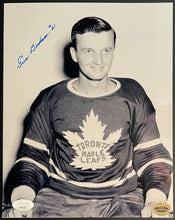Load image into Gallery viewer, Gus Bodnar Autographed Photo Toronto Maple Leafs NHL Hockey Signed Vintage JSA
