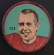 Load image into Gallery viewer, 1963 Nalley&#39;s Potato Chips CFL Football Token Plastic Coin #125 Earl Lunsford
