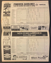 Load image into Gallery viewer, 1969 Tiger Stadium MLB Baseball Program Detroit Tigers vs Kansas City Lolich Win
