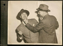 Load image into Gallery viewer, 1940 Type 1 Photo NHL Star Lionel Conacher + Boxing Legend Jack Dempsey Turofsky
