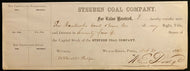 1866 Stock Transfer Document Signed William E Dodge + Walter Phelps Autographed