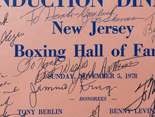 Load image into Gallery viewer, Autographed New Jersey Boxing Hall of Fame 10th Anniversary Program Signed VTG
