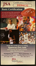 Load image into Gallery viewer, Ralph Branca + Bobby Thomson Signed Baseball Autographed Giants Dodgers JSA
