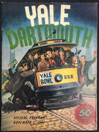 1947 Dartmouth v Yale Football Bowl Program Bulldogs vs Big Green George HW Bush