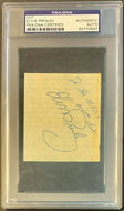 Elvis Presley Autographed Cut Vintage Rock Signed Slabbed Authenticated PSA/DNA
