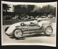 1937 Indianapolis 500 Photo Wilbur Shaw Winner By Art Streib Vintage Racing LOA