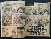 Load image into Gallery viewer, 1980 Cracked Magazine Dukes Run Into Chips Featured Cover October Issue Vintage
