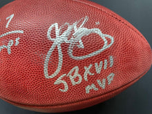 Load image into Gallery viewer, Joe Theismann John Riggins Super Bowl XVII MVP Signed Football NFL Fanatics
