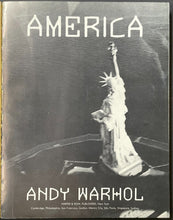 Load image into Gallery viewer, Andy Warhol Signed First Edition Book &quot;America&quot; Photography Autographed LOA JSA
