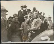 1925 Tommy Milton Winners Circle Charlotte Type 1 Photo LOA Race Car Vintage