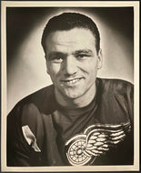 1963-64 Norm Ullman Vintage Photo NHL Hockey Detroit Red Wings Hall Of Famer