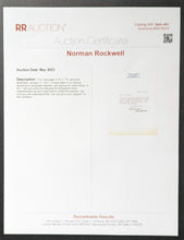 Load image into Gallery viewer, Norman Rockwell Signed Letter on Personal Letterhead Autographed JSA LOA
