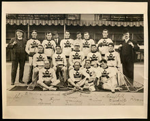 Load image into Gallery viewer, 1908 Olympics Canadian Gold Medal Winning Lacrosse Team Photo Tommy Gorman Vtg
