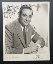 Load image into Gallery viewer, 1950&#39;s Guy Lombardo Signed Autographed Publicity Photo MCA Recording Company
