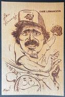 1977 Dave Lemanczyk Toronto Blue Jays Inaugural Season Wood Baseball Card