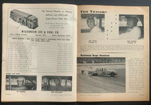 Load image into Gallery viewer, 1962 150 Mile Late Model Stock Car Race Program Wisconsin State Fair Speedway
