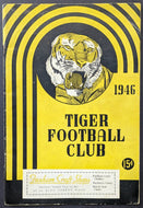 1946 CFL Football Hamilton Tigers Vs Toronto Argonauts Vintage Rare Program