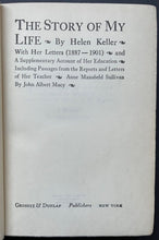 Load image into Gallery viewer, Helen Keller Signed The Story of My Life HC Book Autobiography Autographed JSA
