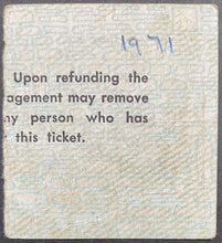 Load image into Gallery viewer, 1971 Cheap Thrills Concert Ticket Stub Maple Leaf Gardens Rock Music Vintage
