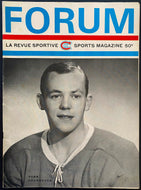 1966 Montreal Forum Stanley Cup Finals Program Game 2 Canadiens vs Red Wings
