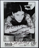 Autographed Signed Nelly Furtado Photo + Backstage Pass Music Canada Pop VTG