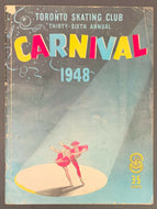 1948 Maple Leaf Gardens 36th Annual Carnival Skating Program Barbara Ann Scott