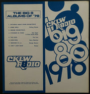 CKLW Radio Music Year End Chart Top 80 Albums + Singles for 1978 Vintage