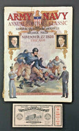 1926 Soldier Field Chicago Football Dedication Game Ticket Program Army Vs Navy